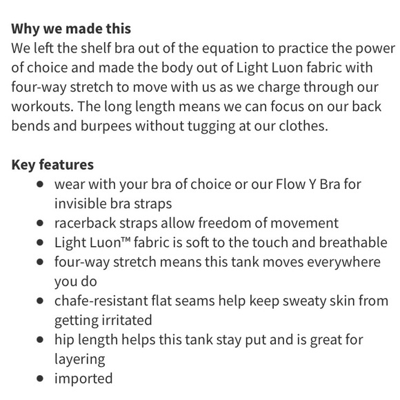 Lululemon Cool Racerback - Picture 14 of 14